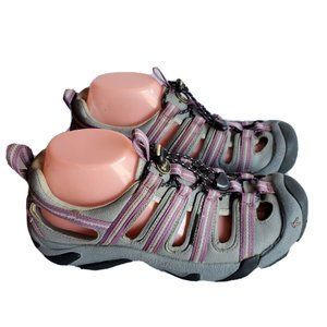 Keen Women's Gray & Purple Outdoor Hiking Sandal | Size 8.5